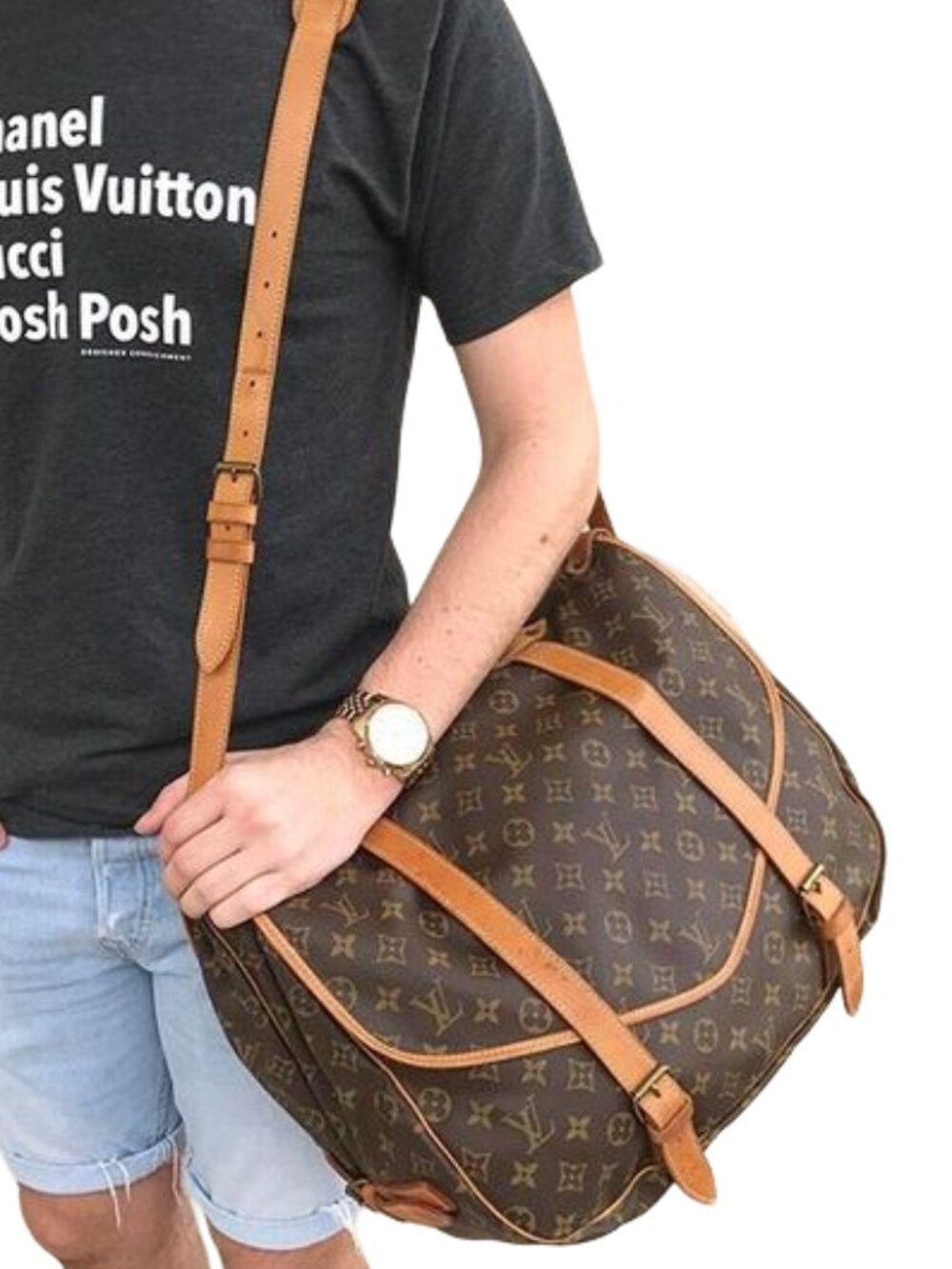 ⭐🔥AUTHENTIC🔥⭐Louis Vuitton Saumur 43 Crossbody bag